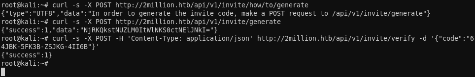 Landing and invite flow